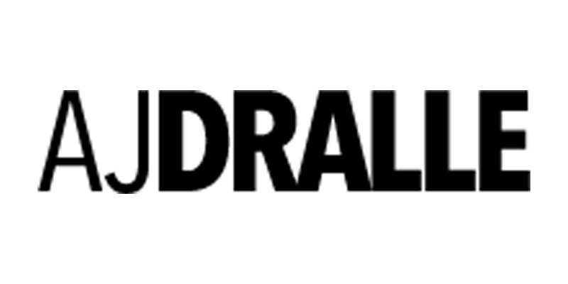 AJ Dralle logo defines company that makes state of the art filtration for paint booth systems