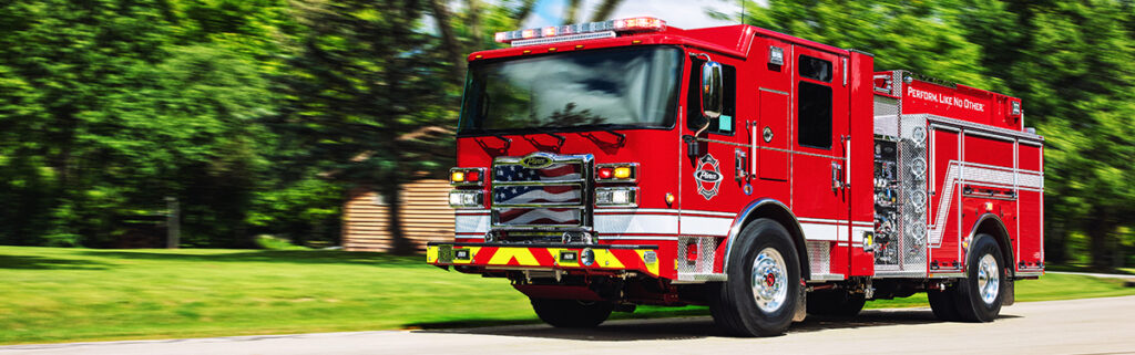 Fire stations throughout North America use trucks built by Pierce Manufacturing. ICAFe Companies supplies the equipment used to paint many of those fire trucks.
